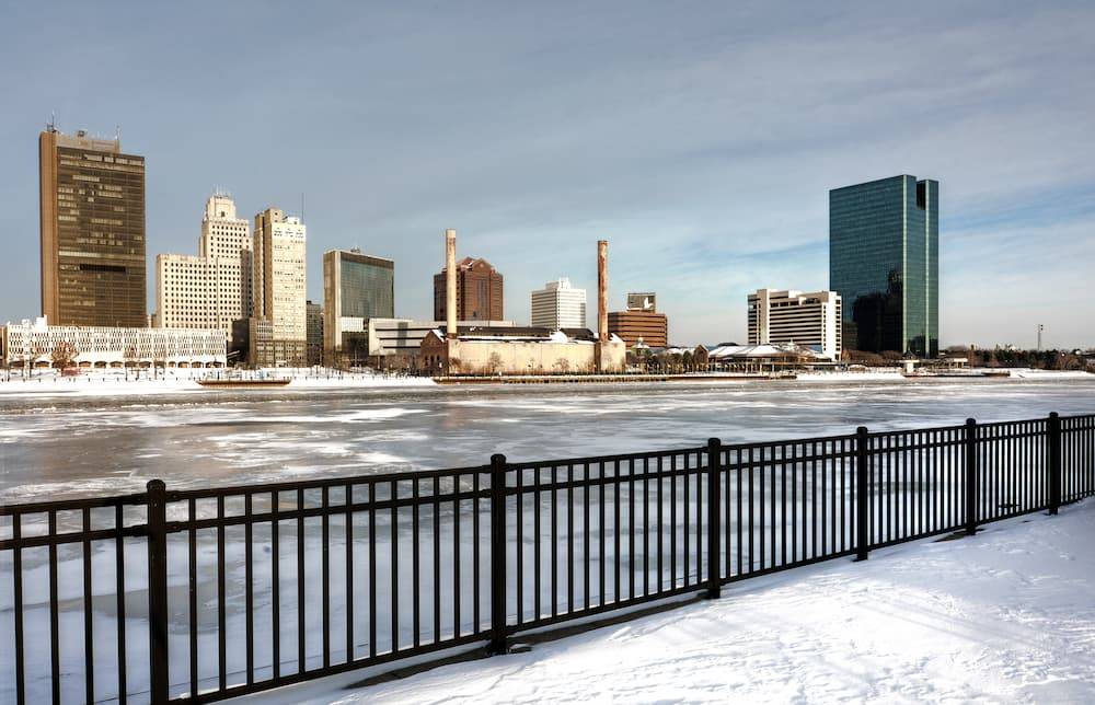 Panoramic Image of Downtown Toledo